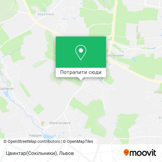 Карта Цвинтар(Сокільники)