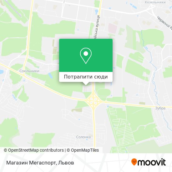 Карта Магазин Мегаспорт