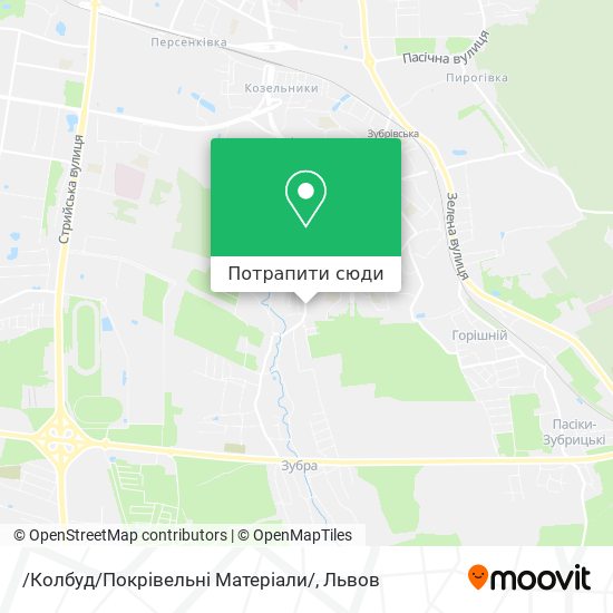 Карта /Колбуд/Покрівельні Матеріали/