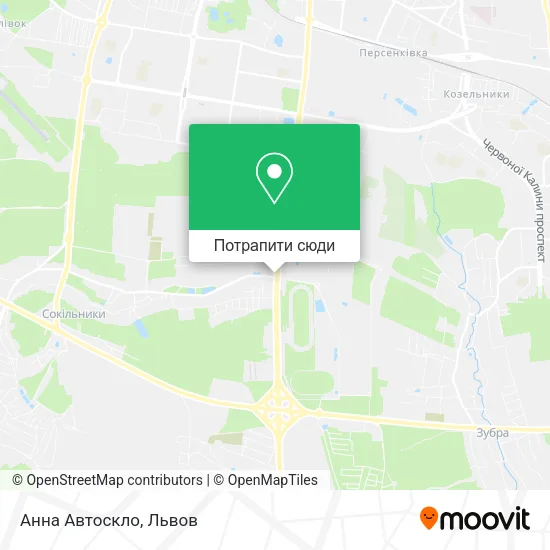 Карта Анна Автоскло
