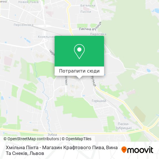 Карта Хмільна Пінта - Магазин Крафтового Пива, Вина Та Снеків