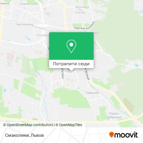 Карта Смаколики