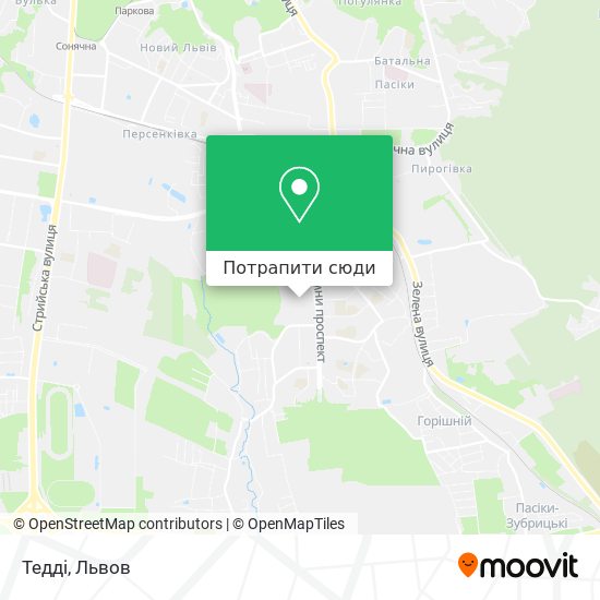 Карта Тедді