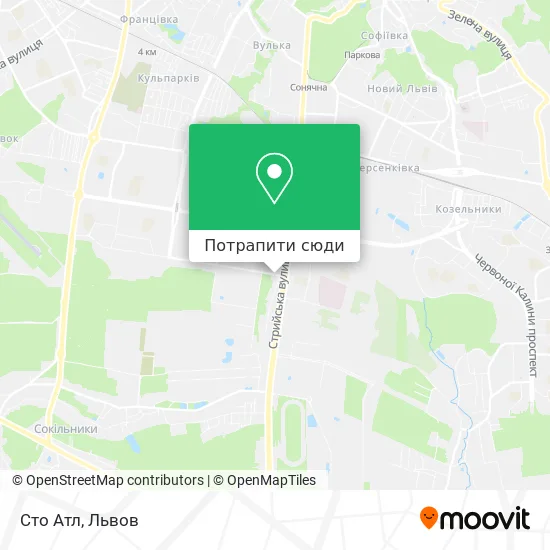 Карта Сто Атл