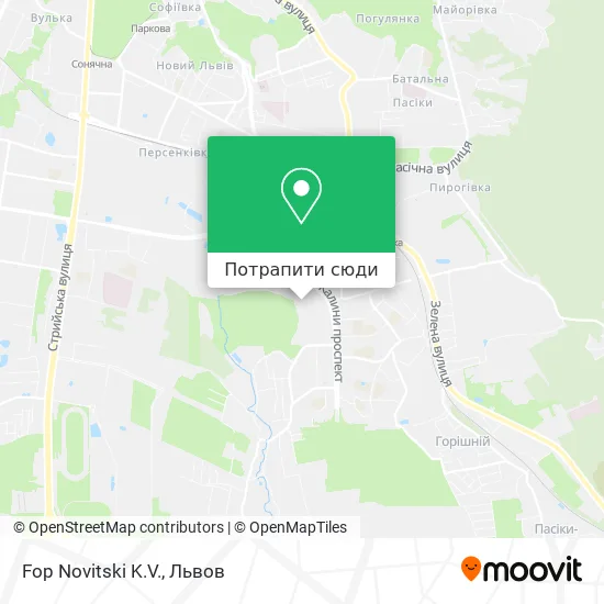 Карта Fop Novitski K.V.