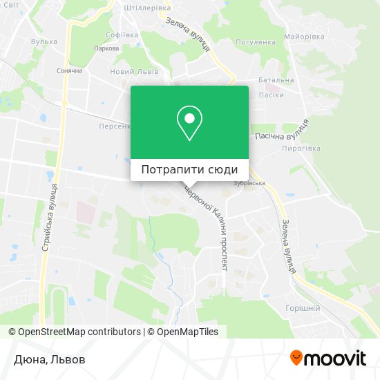 Карта Дюна