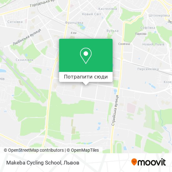 Карта Makeba Cycling School