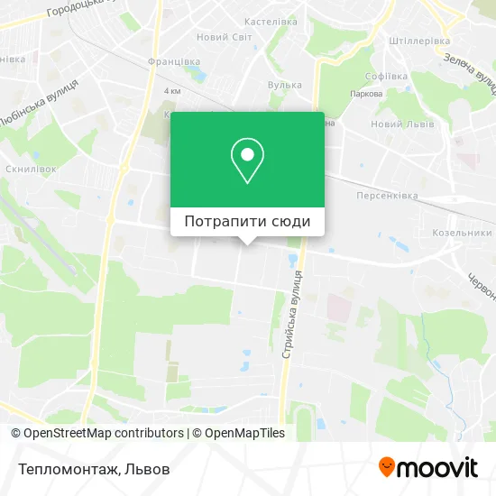 Карта Тепломонтаж