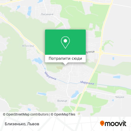 Карта Близенько