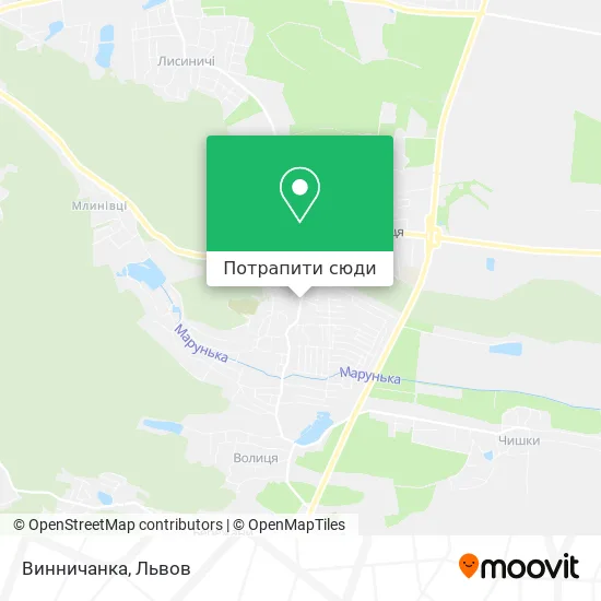Карта Винничанка