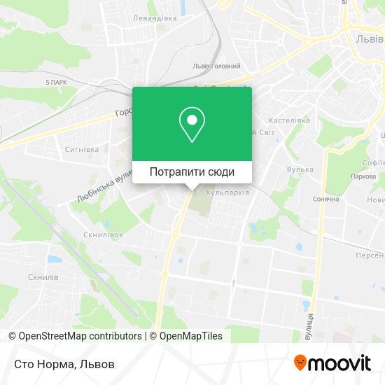 Карта Сто Норма