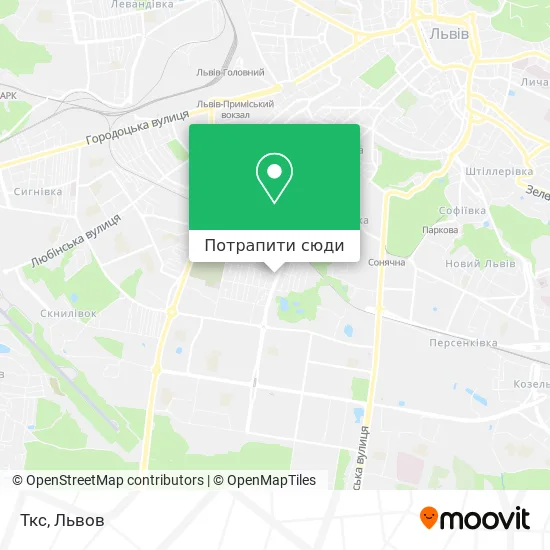 Карта Ткс
