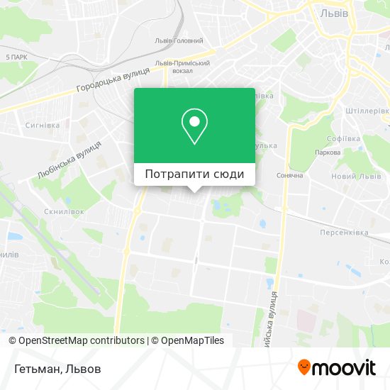 Карта Гетьман