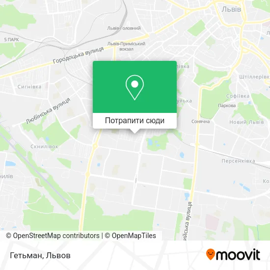 Карта Гетьман