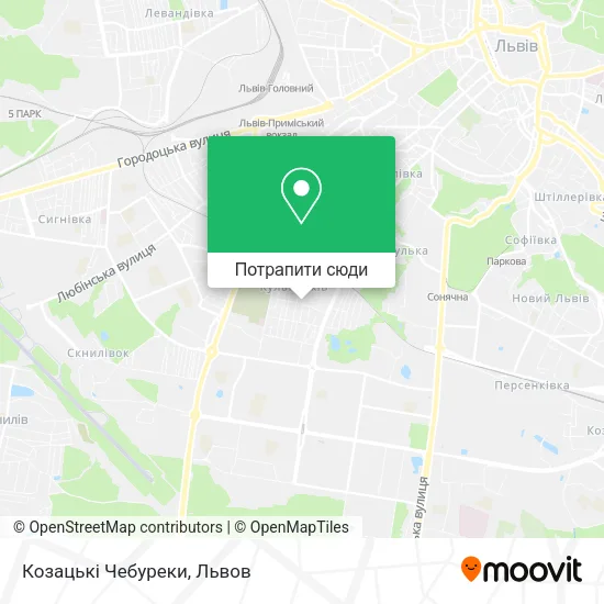 Карта Козацькі Чебуреки