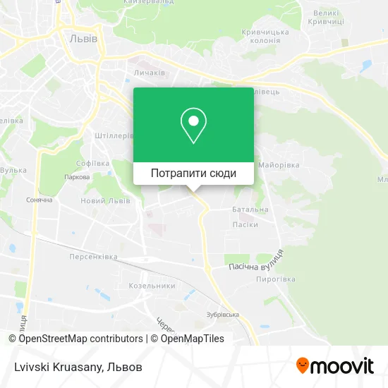 Карта Lvivski Kruasany