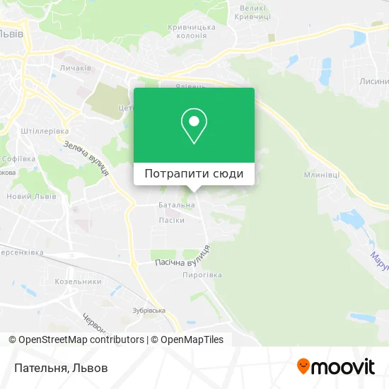 Карта Пательня
