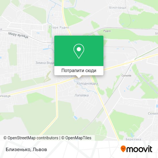 Карта Близенько