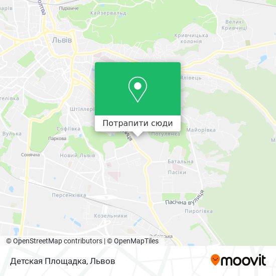 Карта Детская Площадка