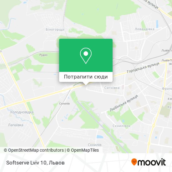 Карта Softserve Lviv 10