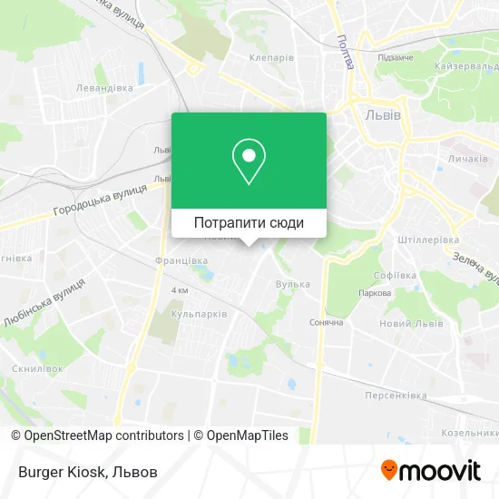 Карта Burger Kiosk