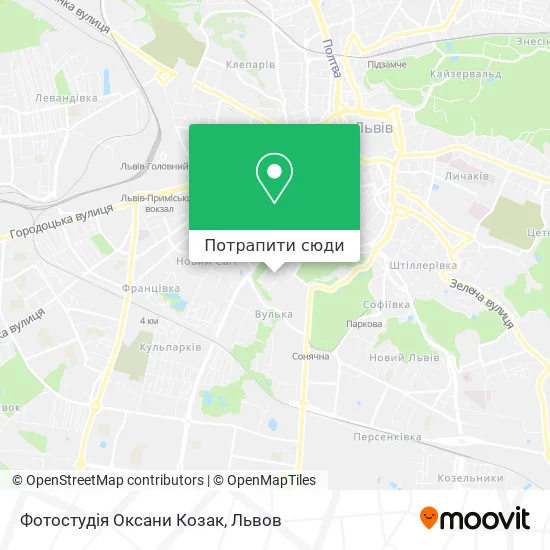 Карта Фотостудія Оксани Козак