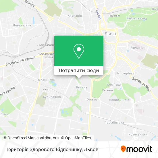 Карта Територія Здорового Відпочинку
