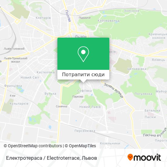 Карта Електротераса / Electroterrace