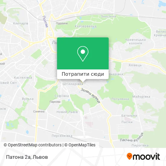 Карта Патона 2а