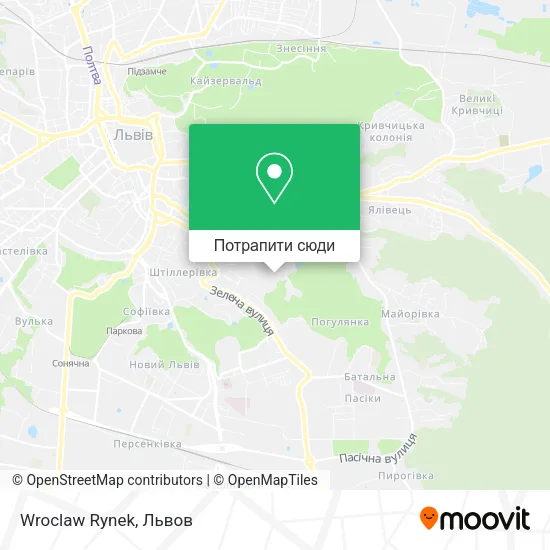 Карта Wroclaw Rynek