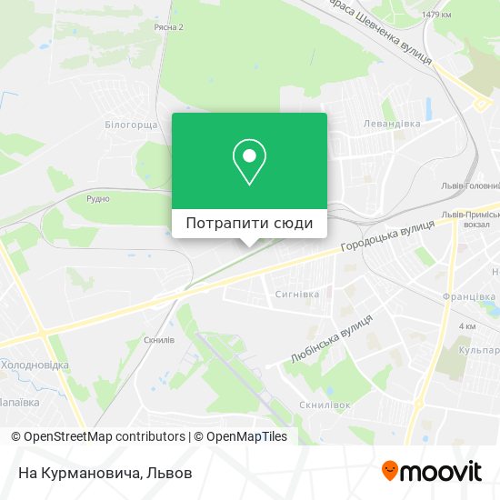 Карта На Курмановича