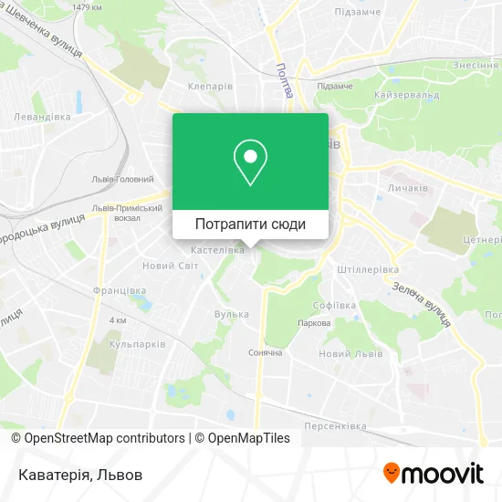 Карта Каватерія