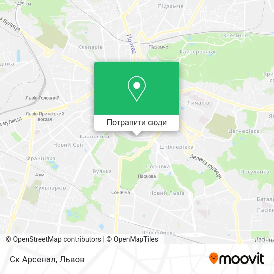 Карта Ск Арсенал