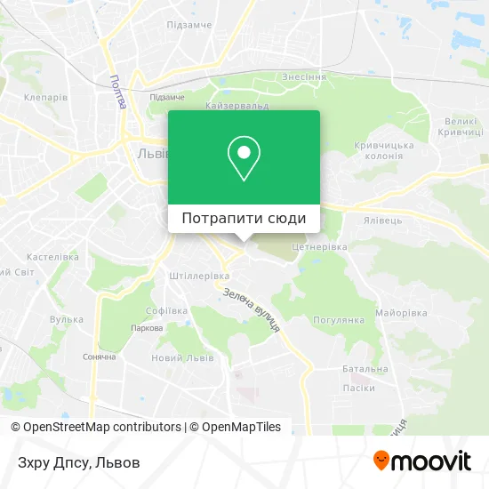 Карта Зхру Дпсу