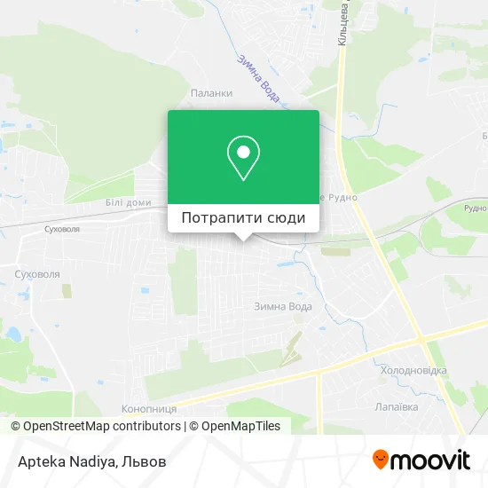 Карта Apteka Nadiya