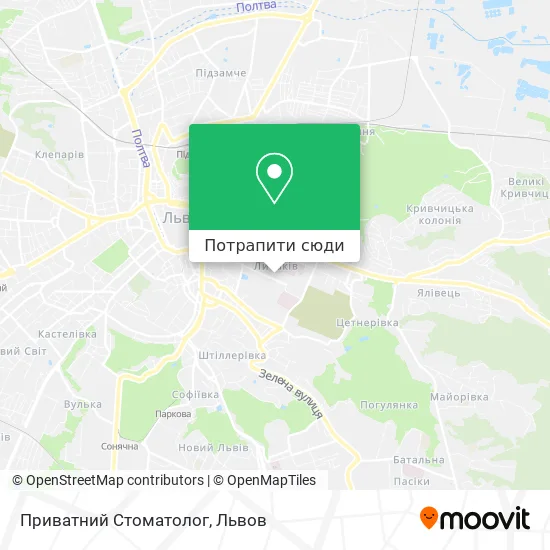 Карта Приватний Стоматолог