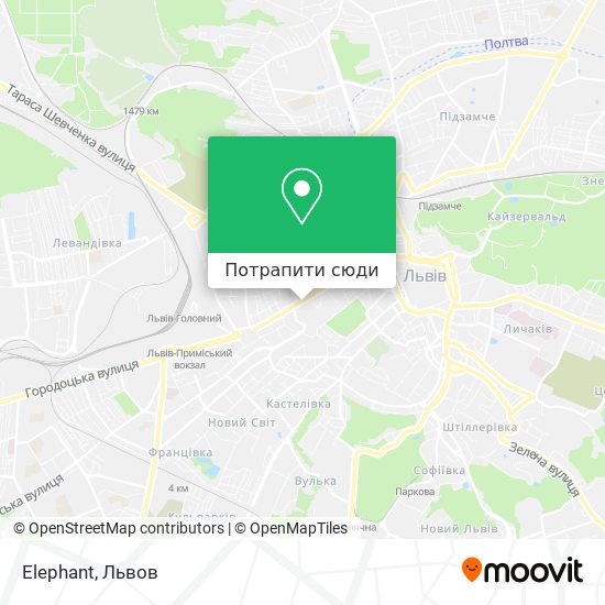 Карта Elephant