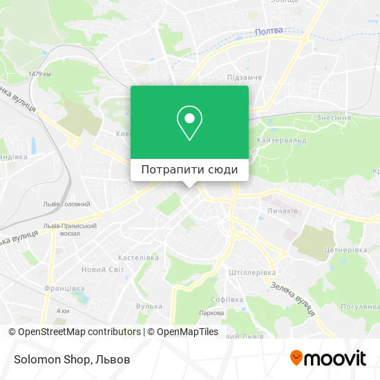 Карта Solomon Shop