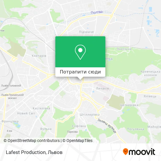 Карта Lafest Production