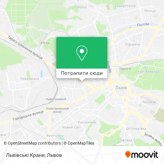 Карта Львівські Крани
