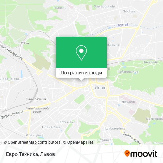 Карта Евро Техника