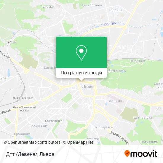 Карта Дтт /Левеня/