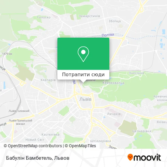 Карта Бабулін Бамбетель