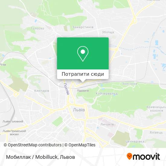 Карта Мобиллак / Mobilluck