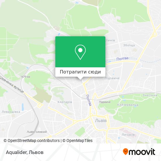 Карта Aqualider