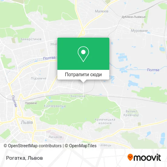 Карта Рогатка
