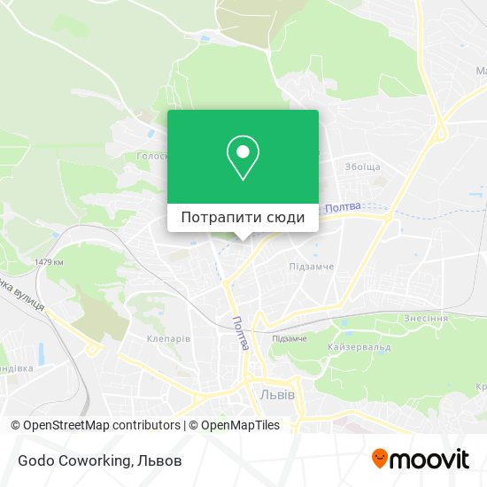 Карта Godo Coworking
