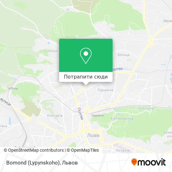 Карта Bomond (Lypynskoho)