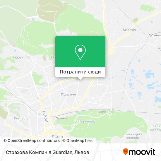 Карта Страхова Компанія Guardian