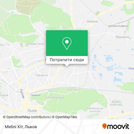 Карта Меблі Хіт